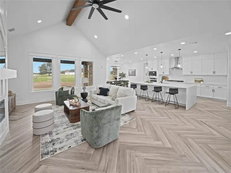 Furnished interior view inside a new home in , Weatherford (Image 19).