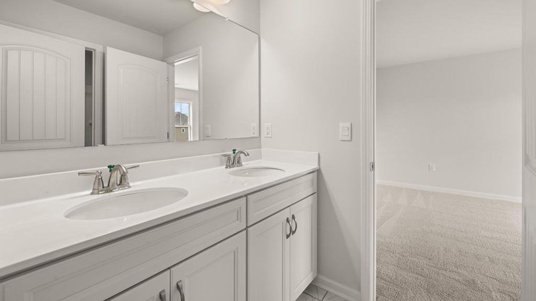 Furnished interior view inside a new home in Hamptons at Riverwood East, Dallas (Image 8).