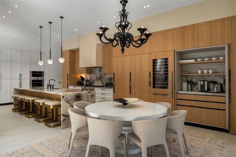 Furnished interior view inside a new home in , Miami Beach (Image 9). Furnished interior view inside a new home in , Miami Beach (Image 9).