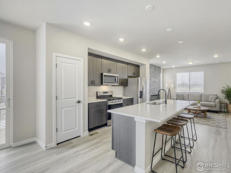 Furnished interior view inside a new home in Waterfield, Fort Collins (Image 9).