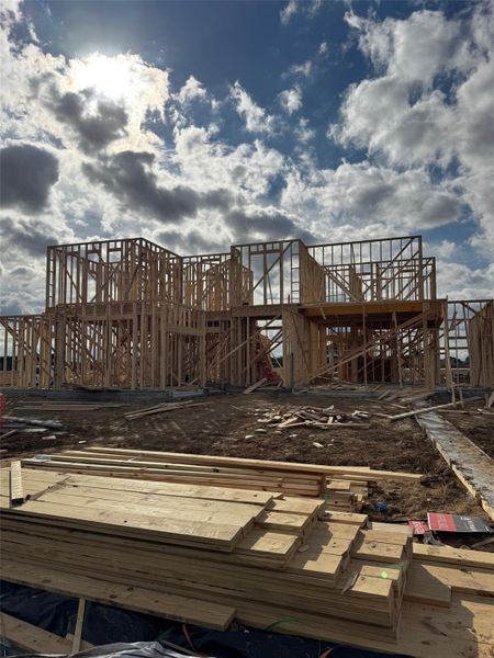 In-progress construction of a new home in , Katy, TX (Image 9).