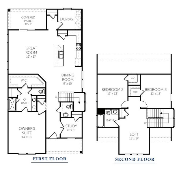 2D floor plan layout for the Warren by Coventry Homes in Castlewood, Taylor, TX (Image 3). 2D floor plan layout for the Warren by Coventry Homes in Castlewood, Taylor, TX (Image 3).