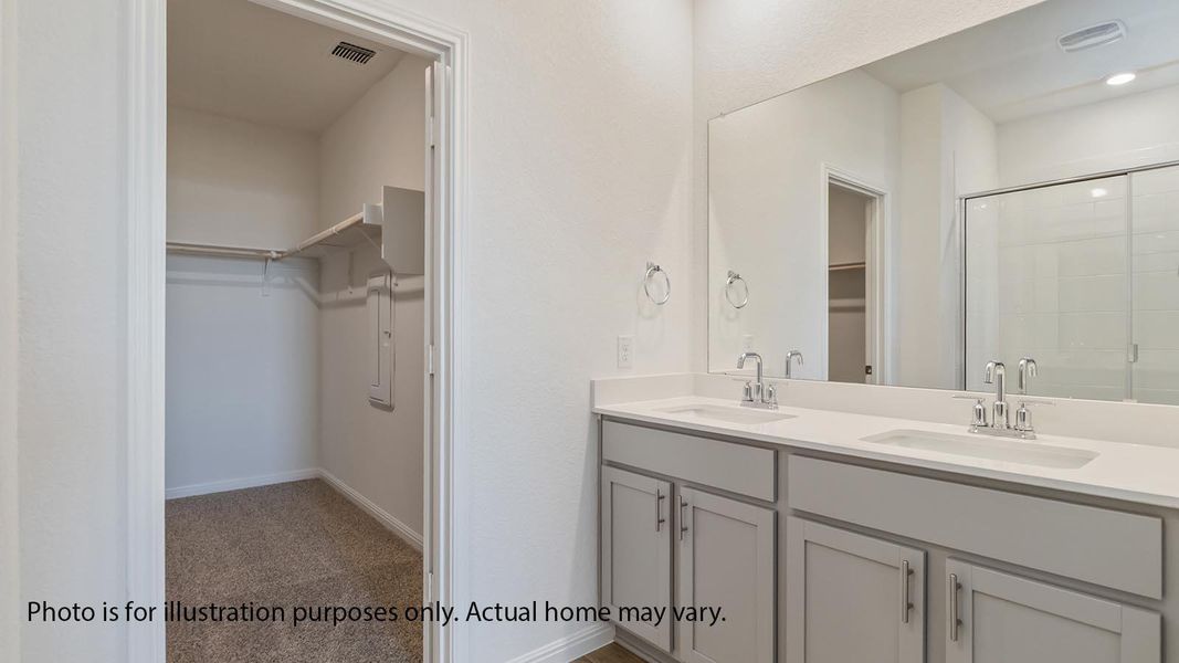 Furnished interior view inside a new home in Bar W Ranch, Leander (Image 3).