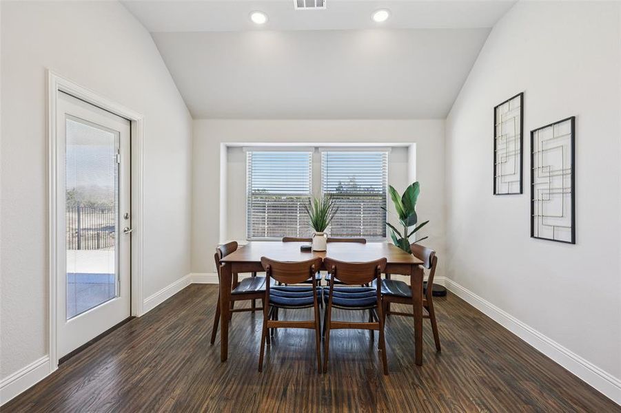 Furnished interior view inside a new home in Mockingbird Heights, Midlothian (Image 17).