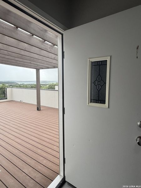 Exterior details and patio area of a home in , Canyon Lake (Image 3).