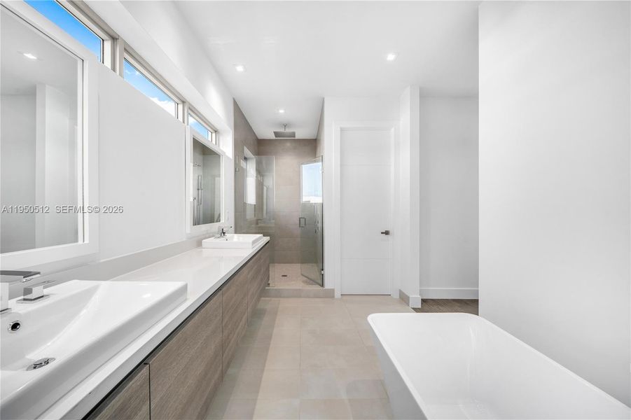 Furnished interior view inside a new home in , Weston (Image 8).