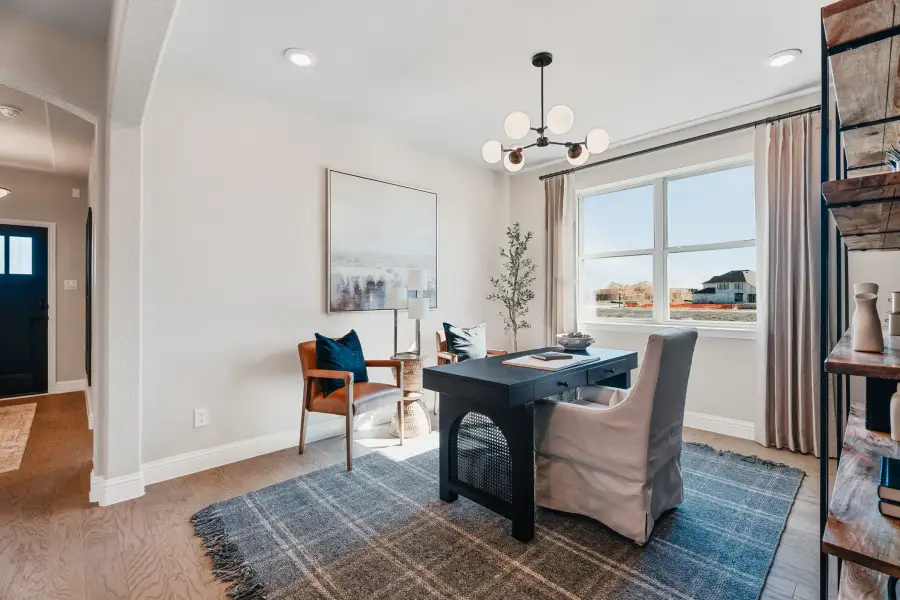 Furnished interior view inside a new home in Goodland, Midlothian (Image 8).
