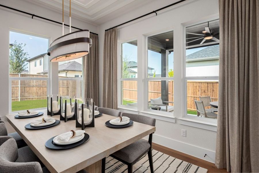 Representative furnished interior of a home built from the Manhattan by Landon Homes in East Village - Classic Series, Frisco (Image 44). Representative furnished interior of a home built from the Manhattan by Landon Homes in East Village - Classic Series, Frisco (Image 44).