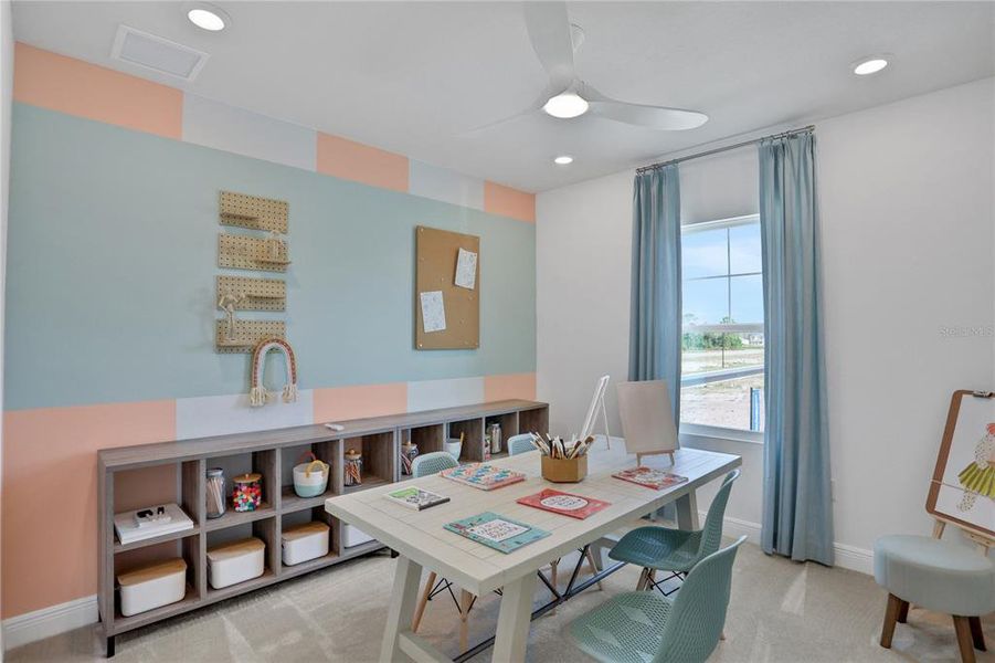 Furnished interior view inside a new home in Angeline, Land O' Lakes (Image 10).