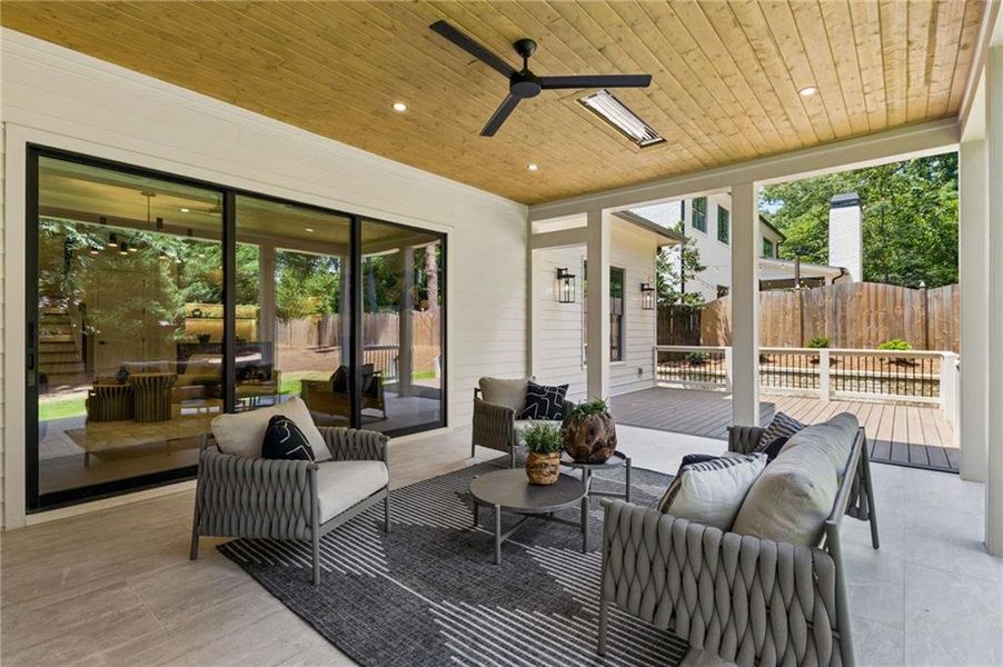Exterior details and patio area of a home in , Brookhaven (Image 33).