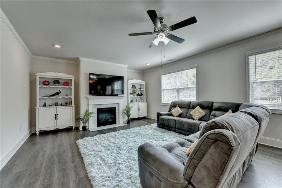 Furnished interior view inside a new home in , Cumming (Image 37). Furnished interior view inside a new home in , Cumming (Image 37).