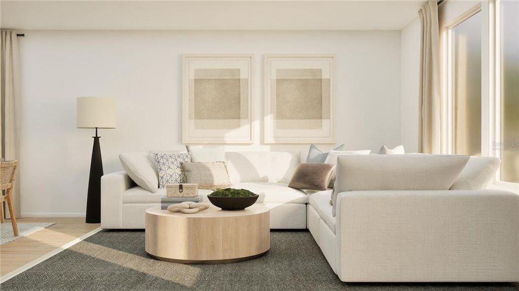 Furnished interior view inside a new home in , Haines City (Image 7). Furnished interior view inside a new home in , Haines City (Image 7).