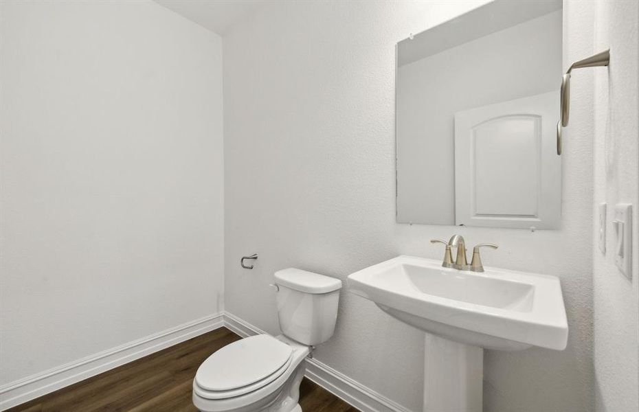 Spacious secondary bathroom *real home pictured