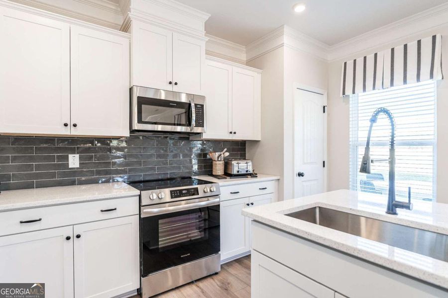 Furnished interior view inside a new home in Trellis Park, Hampton (Image 24). Furnished interior view inside a new home in Trellis Park, Hampton (Image 24).