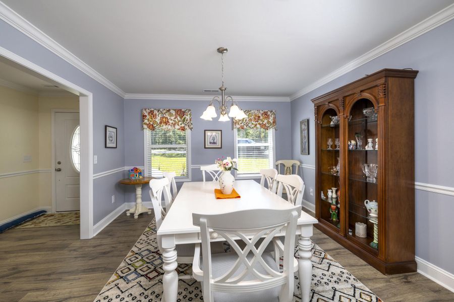 Furnished interior view inside a new home in , Manning (Image 25).