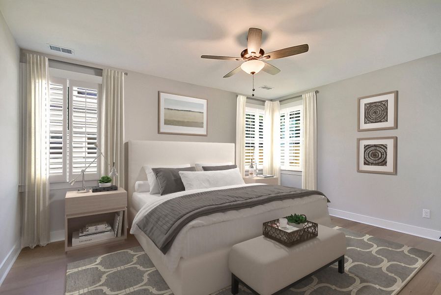 Furnished interior view inside a new home in , North Charleston (Image 10).