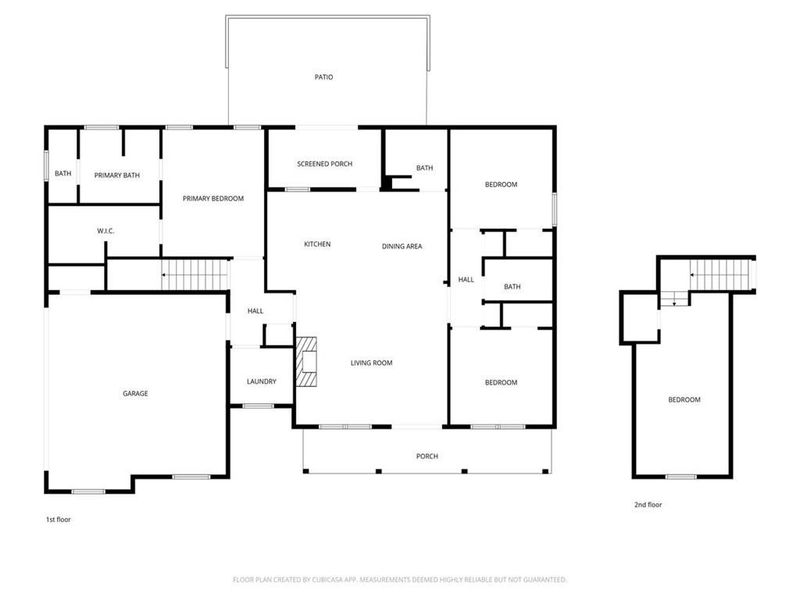 2D floor plan layout of this home in , Talking Rock, GA (Image 5).