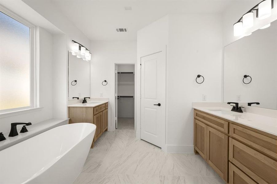 Furnished interior view inside a new home in Westside Preserve, Midlothian (Image 12).