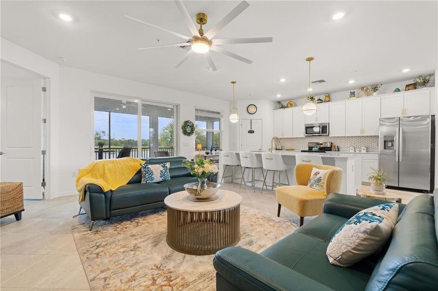 Furnished interior view inside a new home in , Punta Gorda (Image 22).