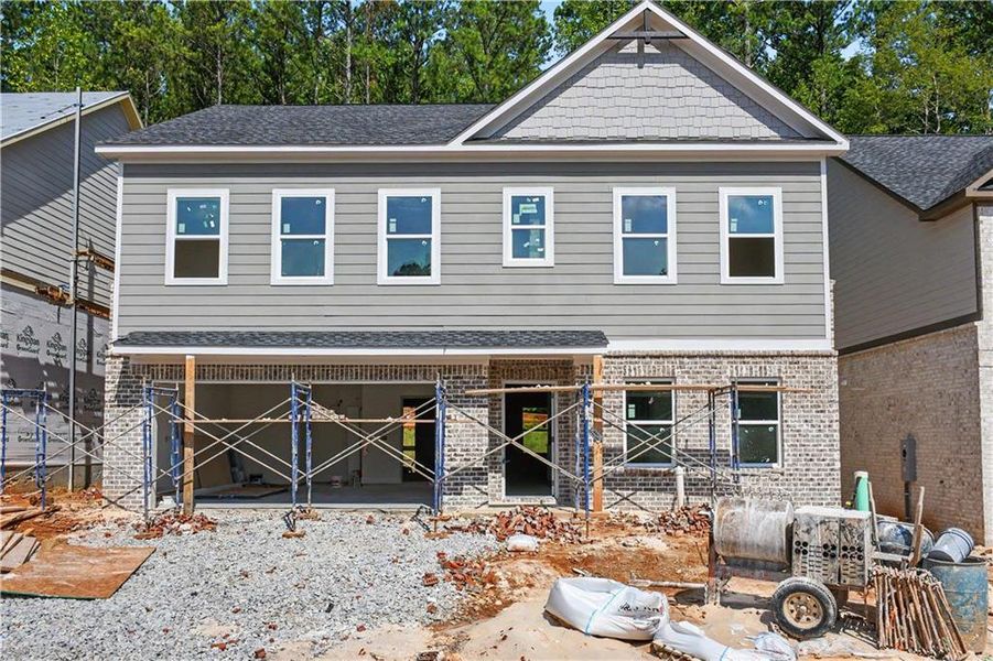 In-progress construction of a new home in , Lawrenceville, GA (Image 10).