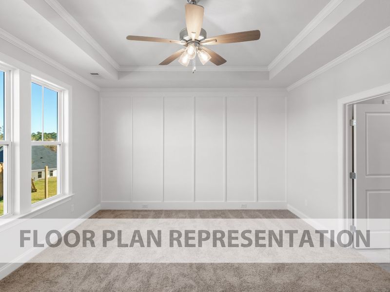 Primary Bedroom | Henley Plan by Ivey Homes