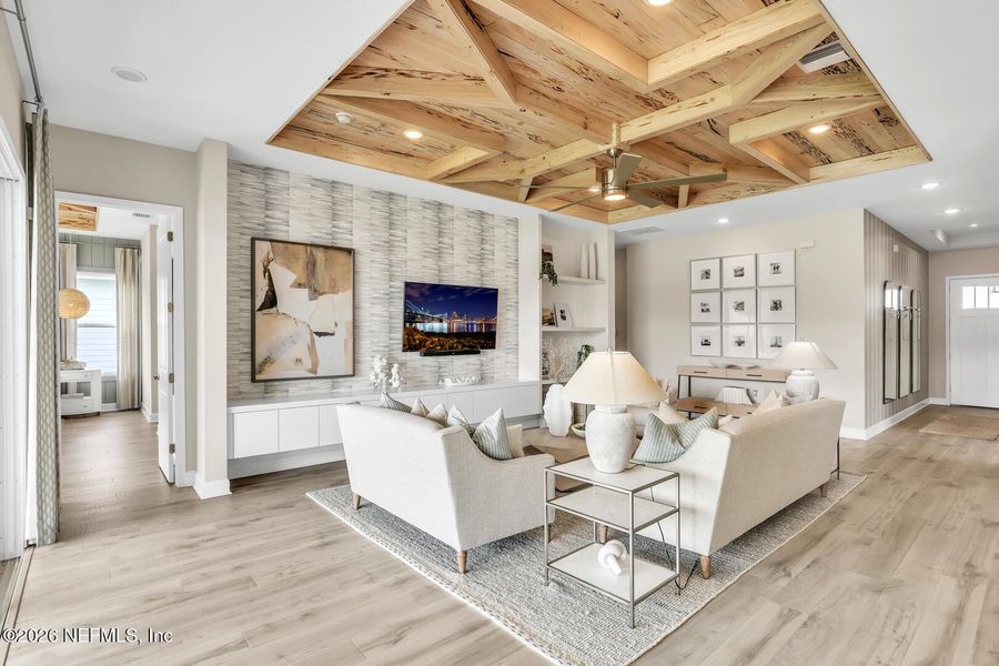 Furnished interior view inside a new home in , Flagler Beach (Image 19). Furnished interior view inside a new home in , Flagler Beach (Image 19).