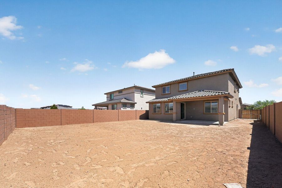 Exterior details and patio area of a home in La Mira, Mesa (Image 2). Exterior details and patio area of a home in La Mira, Mesa (Image 2).