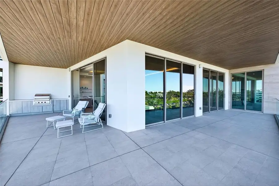 Exterior details and patio area of a home in , Longboat Key (Image 2). Exterior details and patio area of a home in , Longboat Key (Image 2).