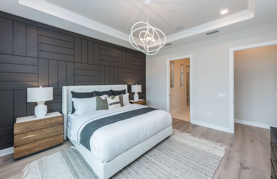 Furnished interior view inside a new home in Emerson Oaks, Vero Beach (Image 7).