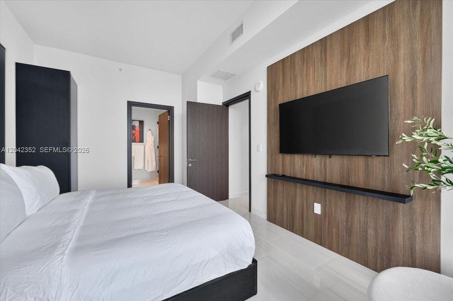 Furnished interior view inside a new home in , Miami (Image 9).