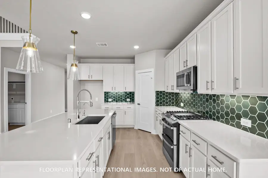 Furnished interior view inside a new home in Lone Star Landing, Montgomery (Image 11). Furnished interior view inside a new home in Lone Star Landing, Montgomery (Image 11).