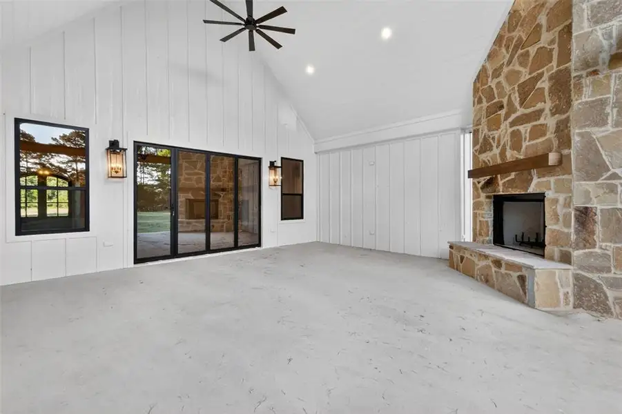 Exterior details and patio area of a home in , Longview (Image 24). Exterior details and patio area of a home in , Longview (Image 24).