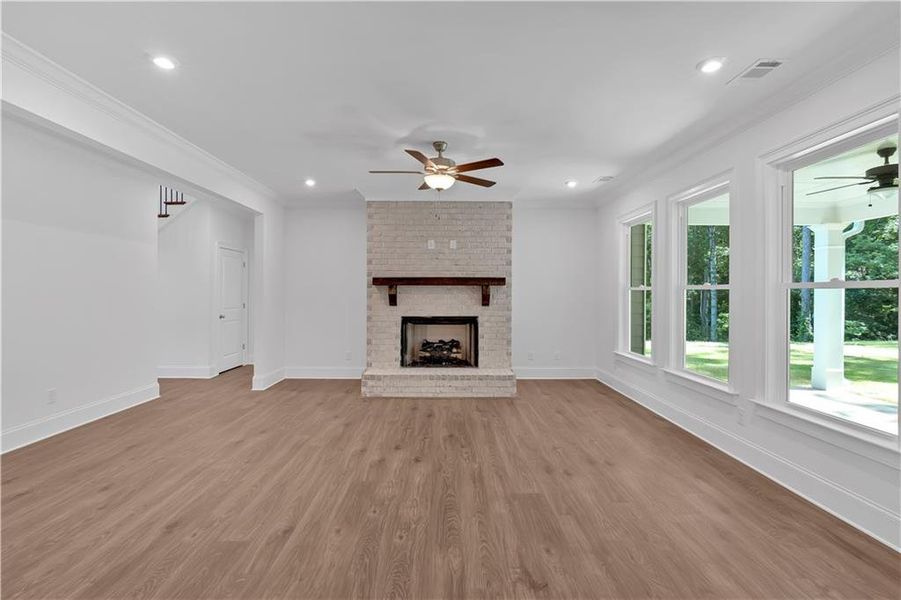 Spacious, unfurnished interior of a new home in Ford Landing, Acworth (Image 42).