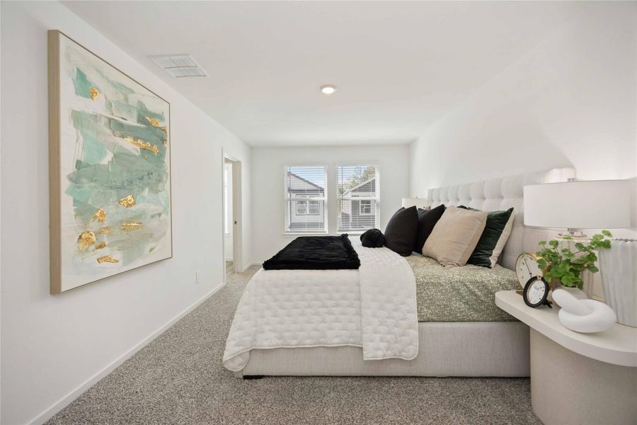Furnished interior view inside a new home in Mansfield Estates, Houston (Image 18).