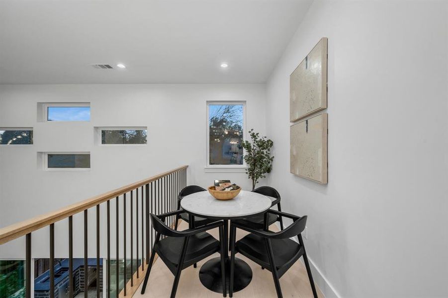 Furnished interior view inside a new home in , Dallas (Image 31).
