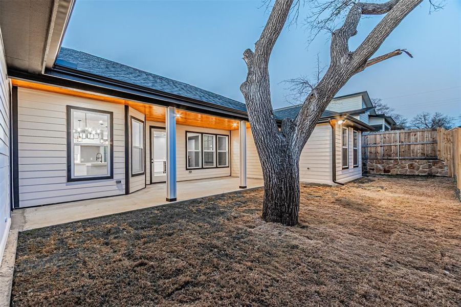 Exterior details and patio area of a home in , Dallas (Image 25). Exterior details and patio area of a home in , Dallas (Image 25).