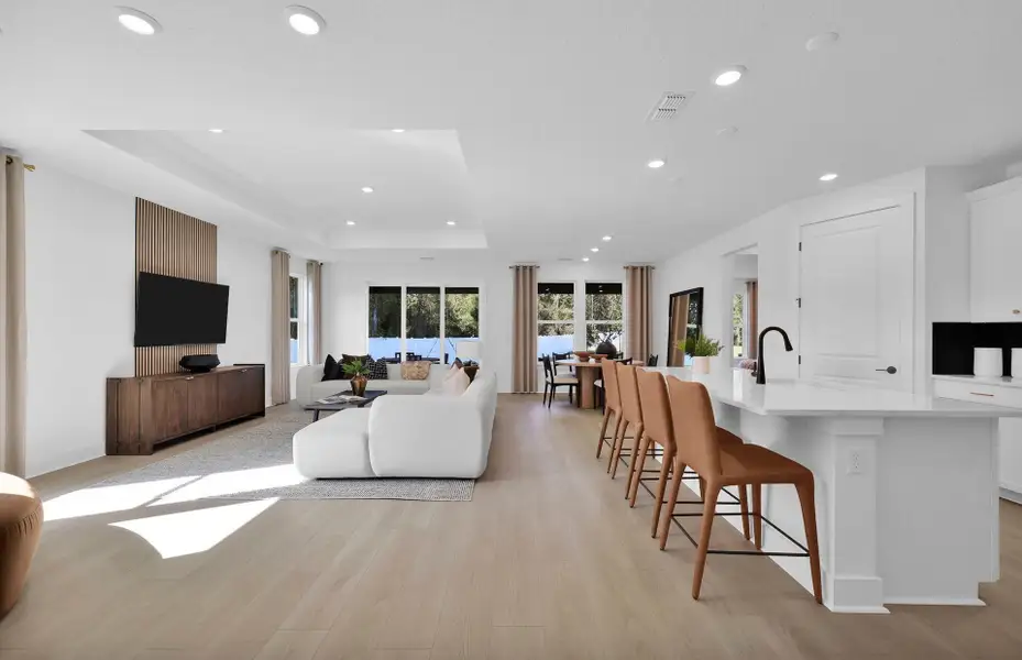 Representative furnished interior of a home built from the Mystique by Pulte Homes in Lakeview Estates, Palm Coast (Image 4).