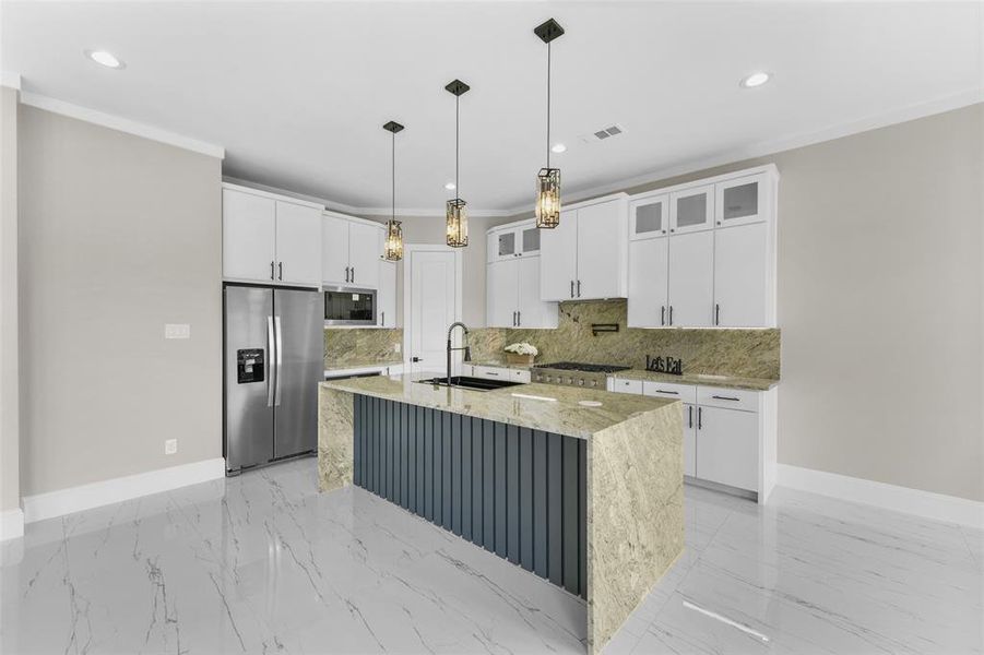 Furnished interior view inside a new home in , Dallas (Image 7). Furnished interior view inside a new home in , Dallas (Image 7).