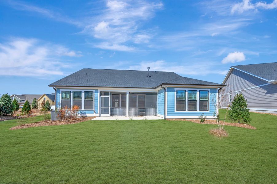 Representative exterior details of a home built from the Aspen Creek by Tri Pointe Homes in Altis At Serenity | A 55+ Community, Fuquay Varina (Image 28).