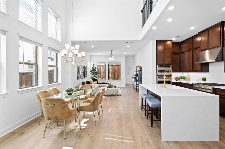 Furnished interior view inside a new home in Parker Place, Lewisville (Image 4).