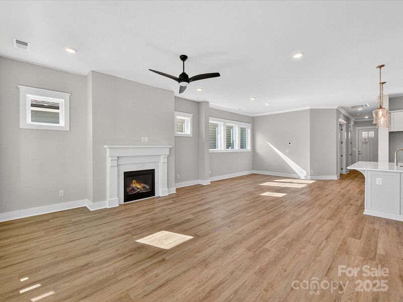 Spacious, unfurnished interior of a new home in Encore at Streamside - Classic Series, Waxhaw (Image 37).