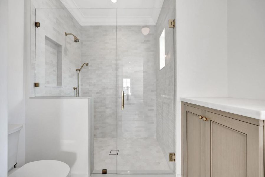 Marble Shower/Quartz Counters Marble Shower/Quartz Counters