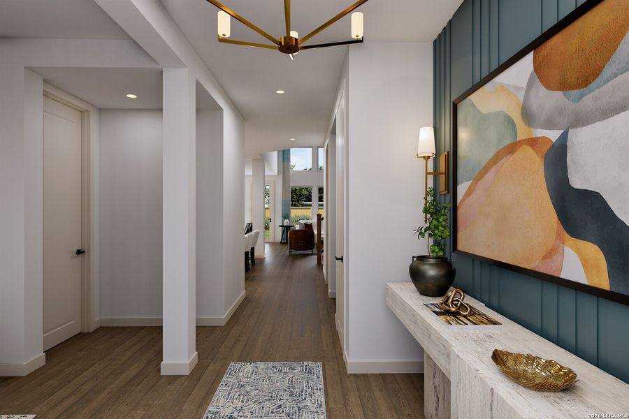 Furnished interior view inside a new home in Meyer Ranch – Select Reserve Series, New Braunfels (Image 16).