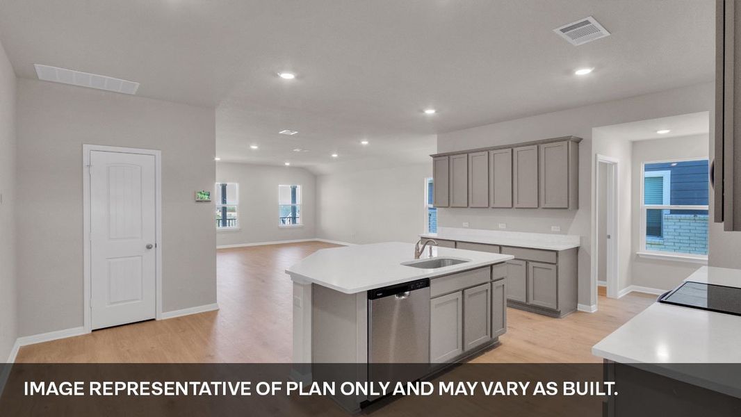 Furnished interior view inside a new home in Thunder Rock, Marble Falls (Image 3).