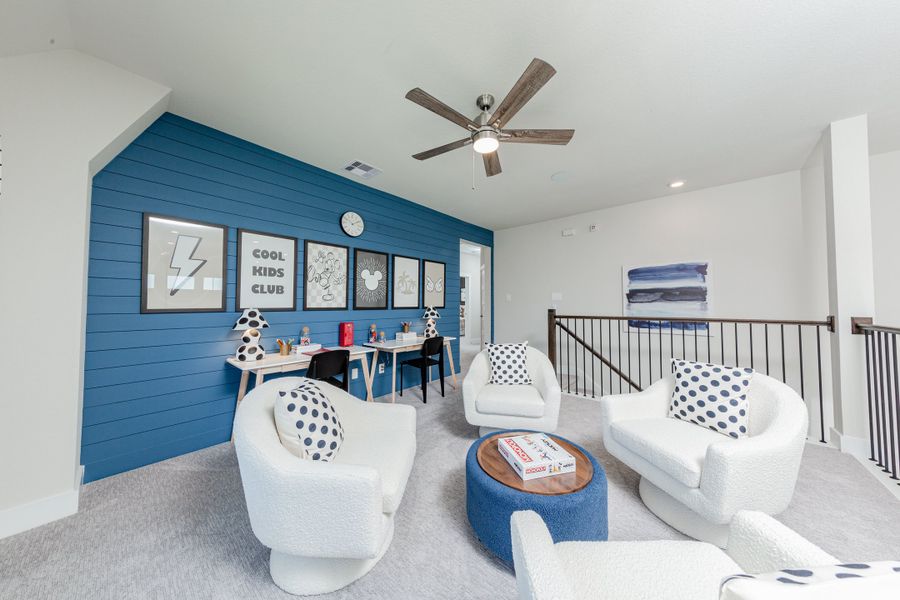 Representative furnished interior of a home built from the Alder by Beazer Homes in Arabella on the Prairie, Richmond (Image 12).