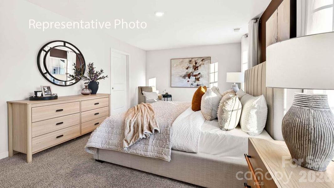 Furnished interior view inside a new home in Sonoma Hills, Charlotte (Image 12).