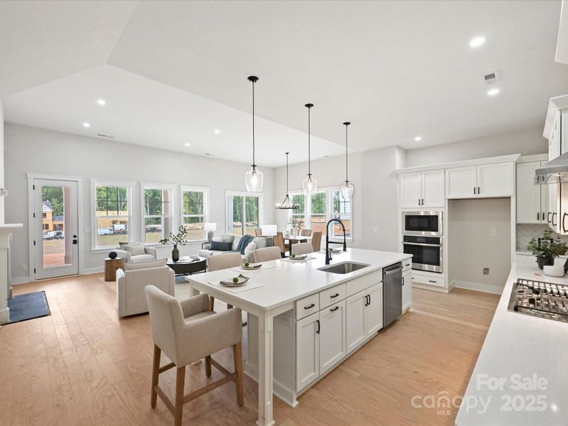 Furnished interior view inside a new home in Coventry Glen, Huntersville (Image 5). Furnished interior view inside a new home in Coventry Glen, Huntersville (Image 5).