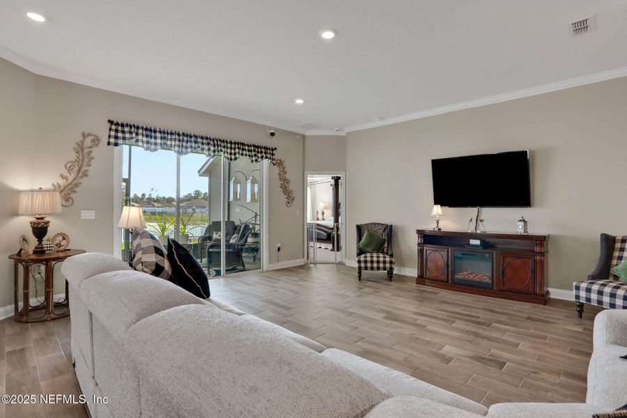 Furnished interior view inside a new home in Cross Creek, Green Cove Springs (Image 42).