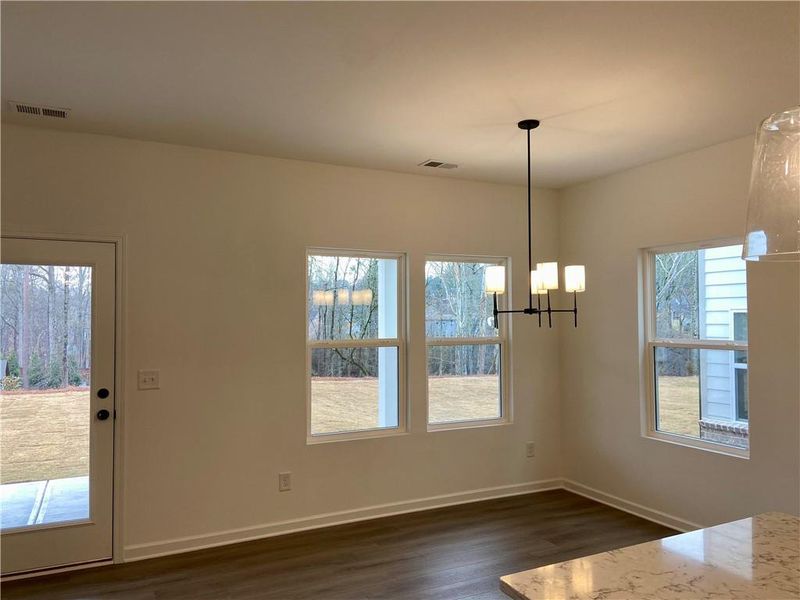 Spacious, unfurnished interior of a new home in Arbors at Richland Creek, Buford (Image 23). Spacious, unfurnished interior of a new home in Arbors at Richland Creek, Buford (Image 23).