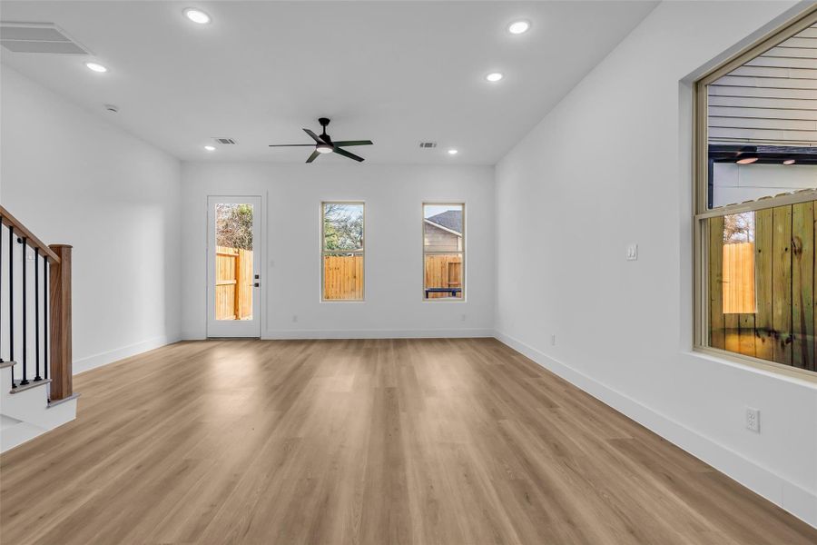 Spacious, unfurnished interior of a new home in , Houston (Image 27). Spacious, unfurnished interior of a new home in , Houston (Image 27).